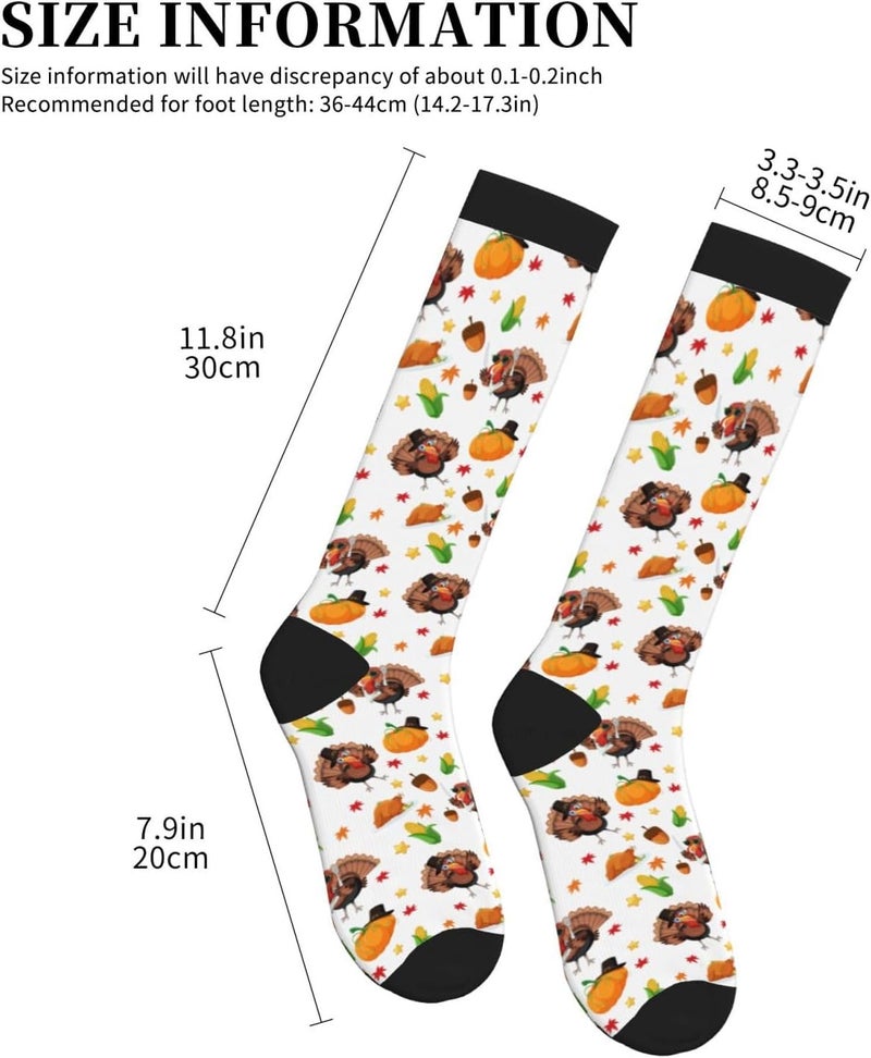 Figtihw Tie Dye Compression Socks Knee High Support Socks For Women Men Running Athletic Hiking - Image 5